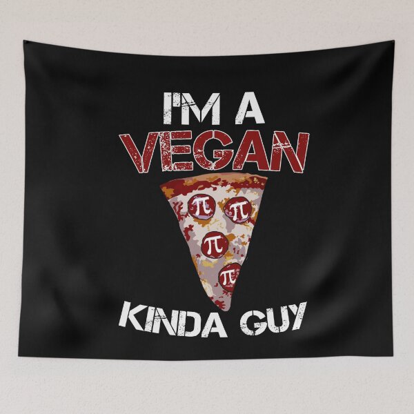 Item preview, I'm A Vegan Pizza Pi Kinda Guy Funny Vegan Pi Day Humor designed and sold by SharpThreadZ.