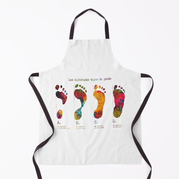 Item preview, Types of Footprints with French Text designed and sold by Liededrom..