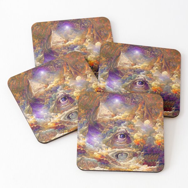 Item preview, All Seeing Eye Surreal Abstract Trippy designed and sold by mghtymvrk2040.