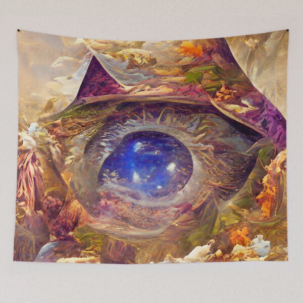 Item preview, All Seeing Eye Surreal Abstract designed and sold by mghtymvrk2040.