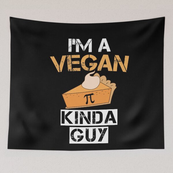 Item preview,  I'm A Vegan Pie Kinda Guy Funny Pi Day Math Humor designed and sold by SharpThreadZ.