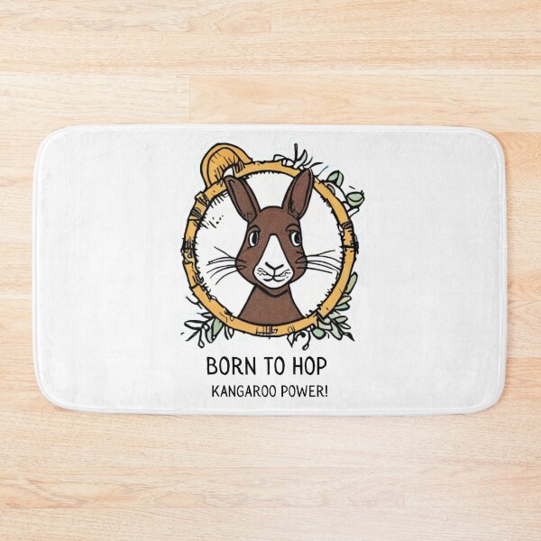 Item preview, Born to hop: kangaroo power! - Kangaroo lover designed and sold by WBP Mart.