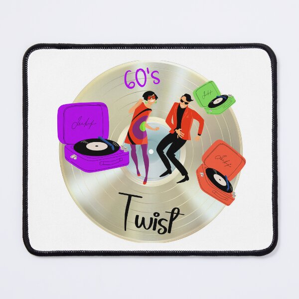 Item preview, Golden record back in the 60s doing the twist. - 60s designed and sold by K.M. Creations.