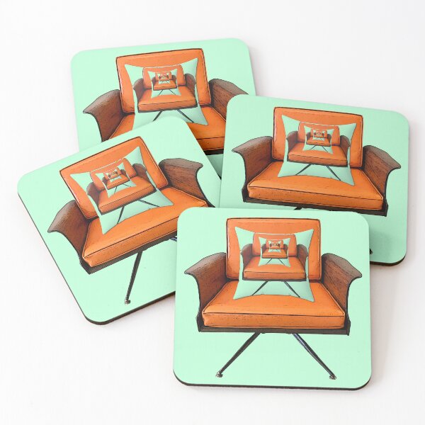 Item preview, Mid Century Chair, Droste Effect, Picture in Picture designed and sold by notsweettea.