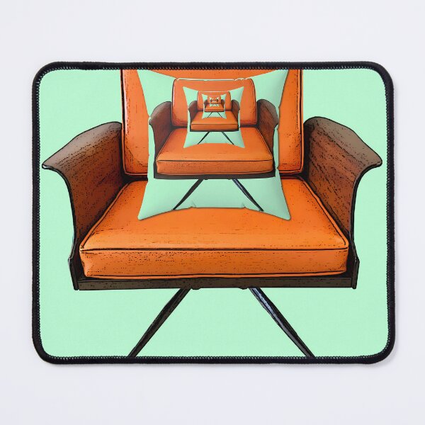 Item preview, Mid Century Chair, Droste Effect, Picture in Picture designed and sold by notsweettea.
