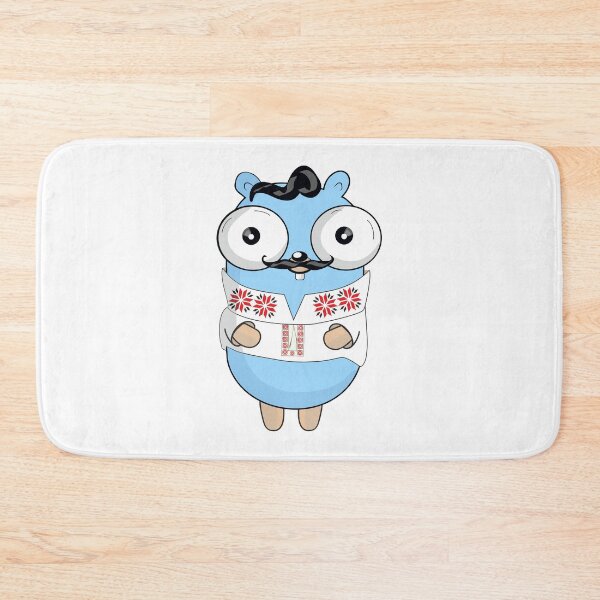 Item preview, The Go Gopher in Traditional Ukrainian Clothing (White) designed and sold by hellkni9ht.