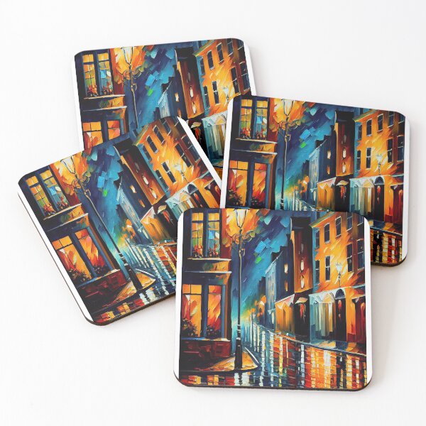 Item preview, City Night Lights Aesthetic Poster City Lights Reflection  designed and sold by Suzana Djordjevic.