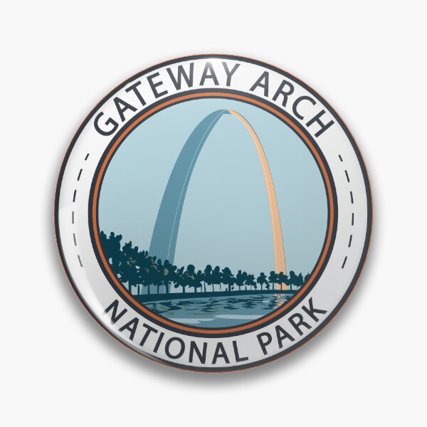 Item preview, Gateway Arch National Park Badge designed and sold by KrisSidDesigns.