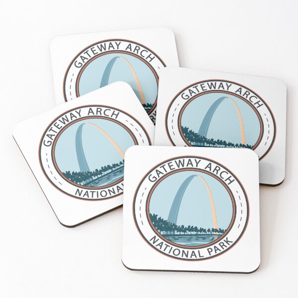 Item preview, Gateway Arch National Park Badge designed and sold by KrisSidDesigns.