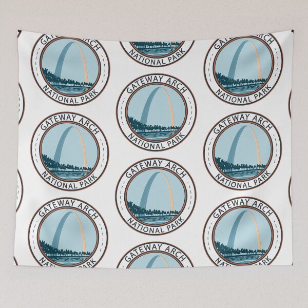 Item preview, Gateway Arch National Park Badge designed and sold by KrisSidDesigns.