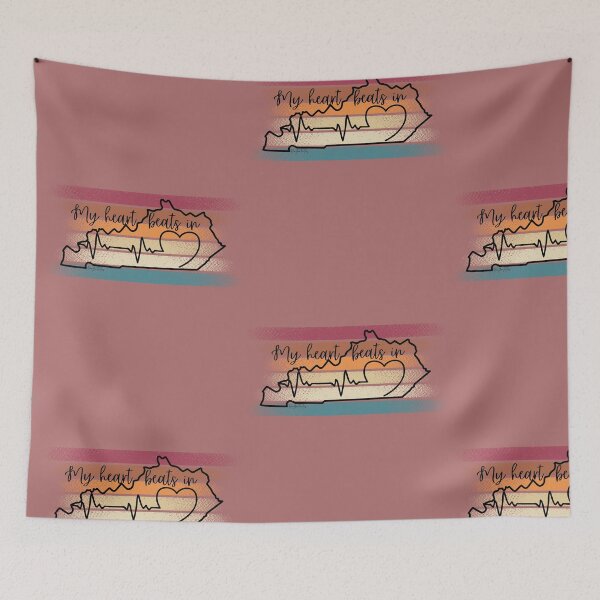 Item preview, My heart beats in Kentucky designed and sold by HooYooTeeTees.