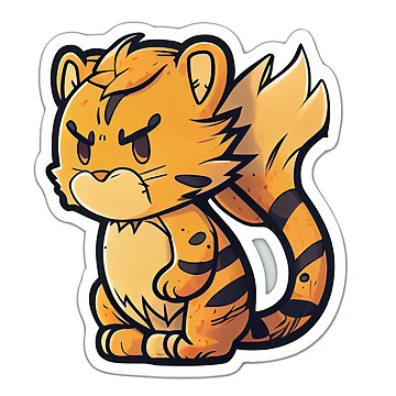 Artwork thumbnail, Cute Tiger by PythonBase