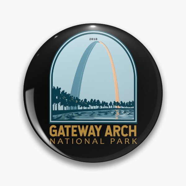 Item preview, Gateway Arch National Park Emblem designed and sold by KrisSidDesigns.