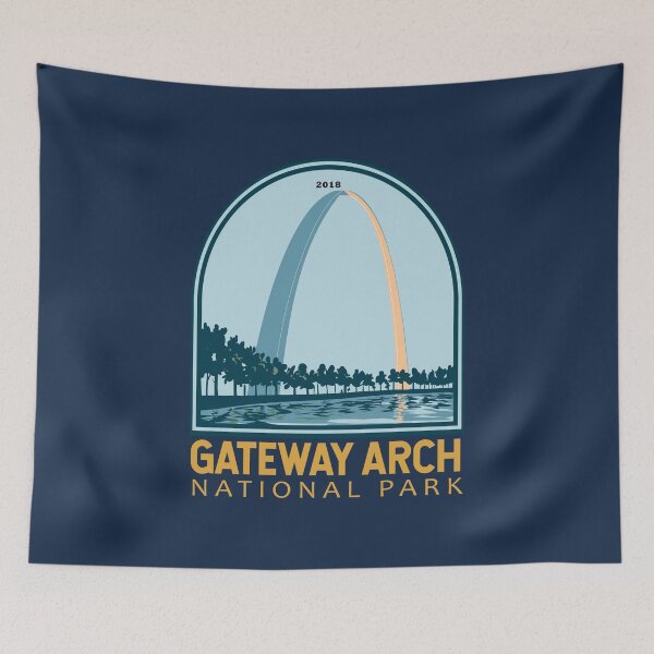 Item preview, Gateway Arch National Park Emblem designed and sold by KrisSidDesigns.