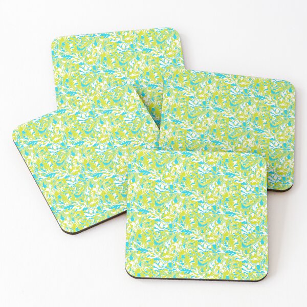 Item preview, White yellow blue Abstraction  designed and sold by awsomepatterns.