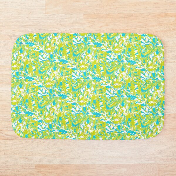 Item preview, White yellow blue Abstraction  designed and sold by awsomepatterns.