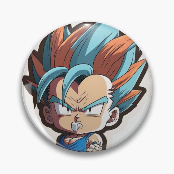 Item preview, Chibi Vegito Sticker - Adorable with No Background designed and sold by kfir marco.