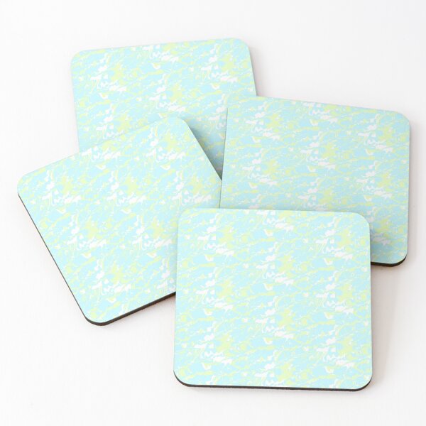 Item preview, Pastel blue green Abstraction  designed and sold by awsomepatterns.