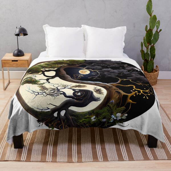 Item preview, Tree of Life in Yin Yang Symbol Design designed and sold by GotPink.