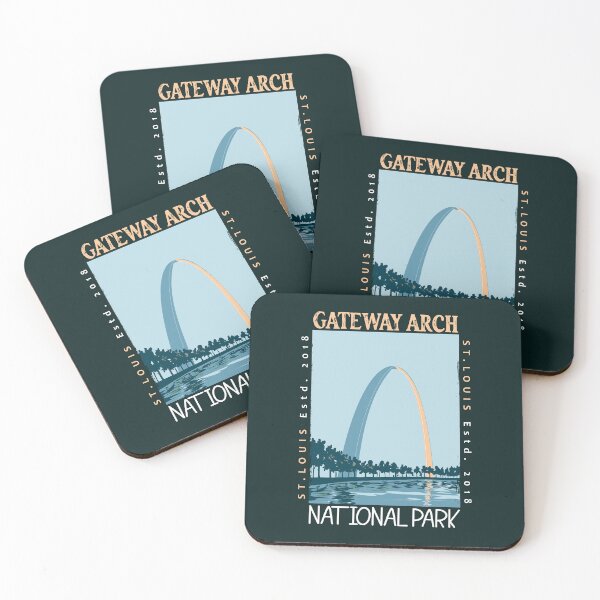 Item preview, Gateway Arch National Park Distressed designed and sold by KrisSidDesigns.
