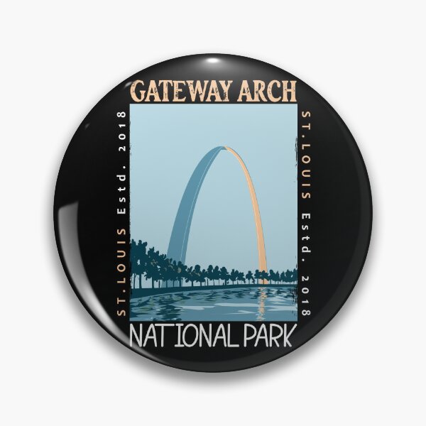 Item preview, Gateway Arch National Park Distressed designed and sold by KrisSidDesigns.