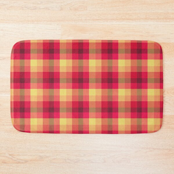 Item preview, Red Yellow Orange Tartan Plaid Flannel Patter designed and sold by captaingursel.
