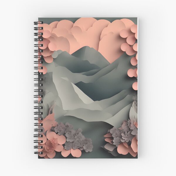 Item preview, Storm Garden Pink in Paper art style designed and sold by FormFinder.
