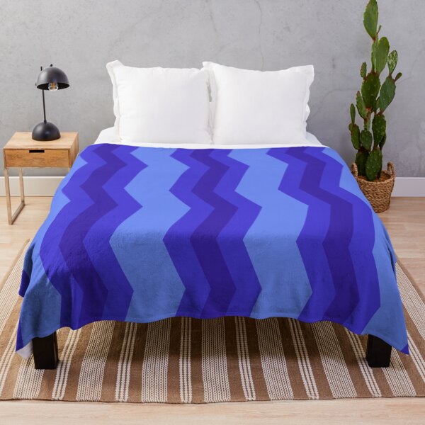 Item preview, Blue zig-zag pattern designed and sold by BelaMuca.