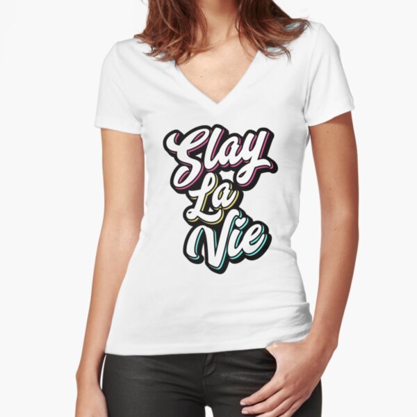 Slay La Vie (C'est la Vie) Essential T-Shirt for Sale by brogressproject