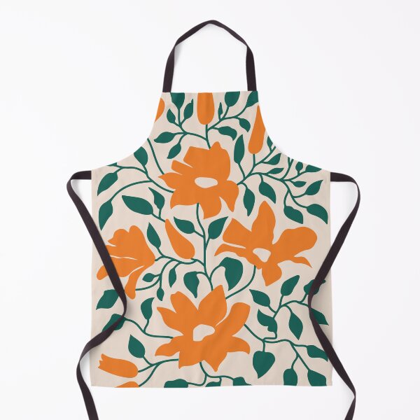 Item preview, Tangerine & Pine: Matisse Flowers & Leaves  designed and sold by karanwashere.