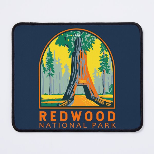 Item preview, Redwood National Park Chandelier Tree Emblem designed and sold by KrisSidDesigns.