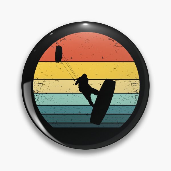 Item preview, Retro Kitesurfing Sunset designed and sold by KleverOlivier.
