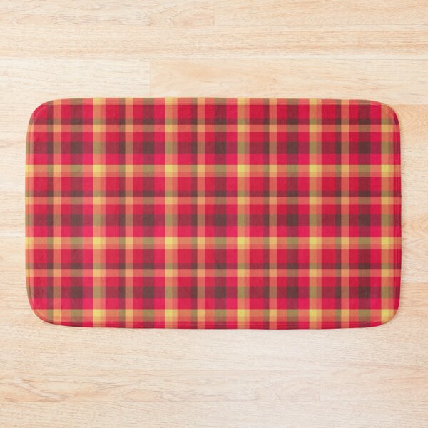 Item preview, Red Yellow Orange Tartan Plaid Flannel Patter designed and sold by captaingursel.