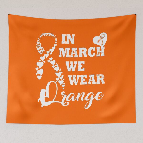 Item preview, In March We Wear ORANGE  designed and sold by Deco-Design.