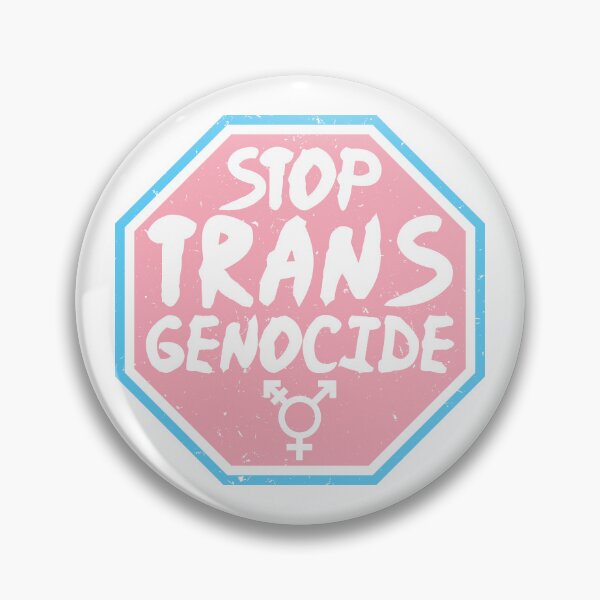 Item preview, Trans Rights - STOP TRANS GENOCIDE - Pink designed and sold by LaLunaWinters.
