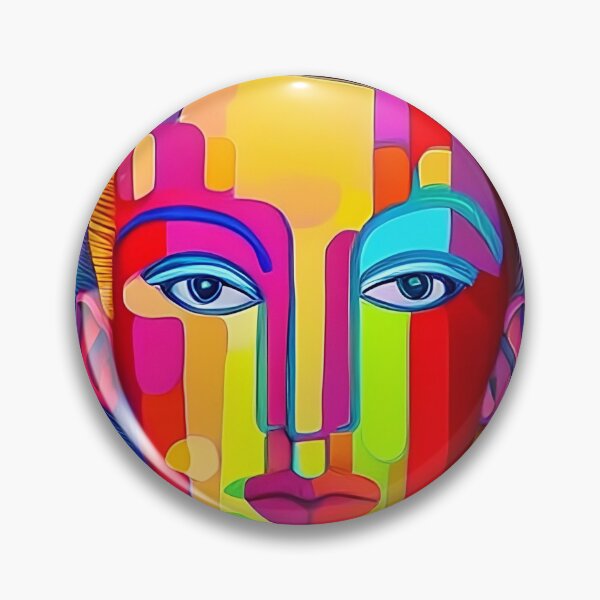 Item preview, abstract face of a person designed and sold by JuliVogel.