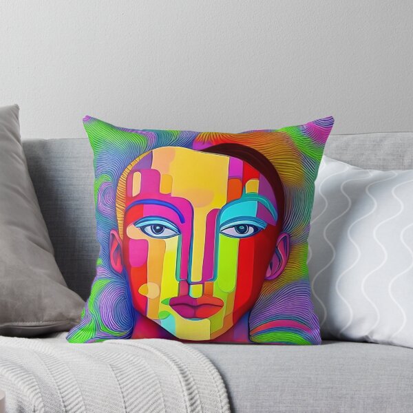 Item preview, abstract face of a person designed and sold by JuliVogel.