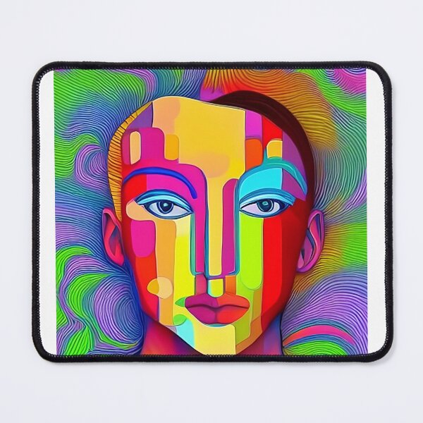 Item preview, abstract face of a person designed and sold by JuliVogel.