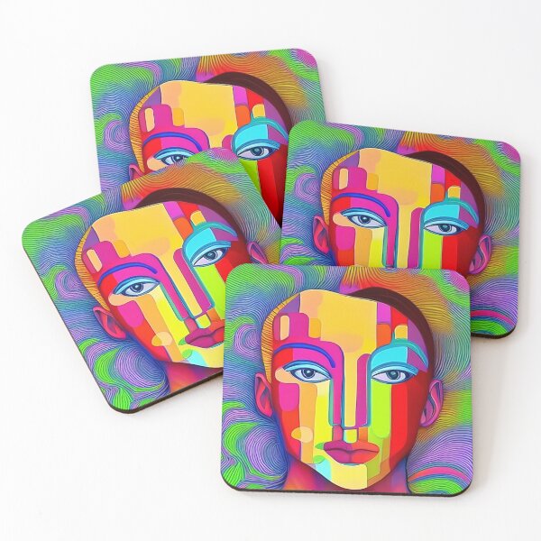 Item preview, abstract face of a person designed and sold by JuliVogel.