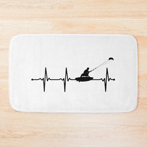 Item preview, My Heart Beats for Kitesurf Ecg Kitesurfing Bv designed and sold by KleverOlivier.