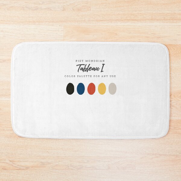 Item preview, Piet Mondrian's Tableau I, Color Palette designed and sold by BasedOnEarth.