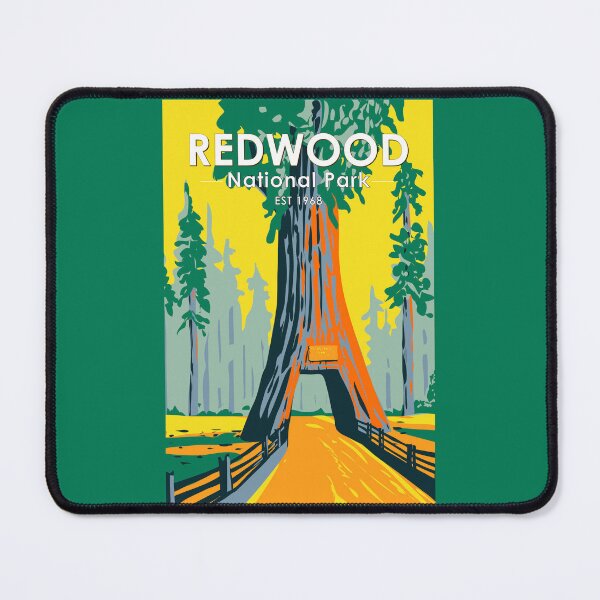 Item preview, Redwood National Park Chandelier Tree Vintage designed and sold by KrisSidDesigns.