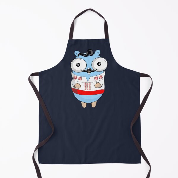 Item preview, The Go Gopher in Traditional Ukrainian Clothing: Red-Belt Edition (Navy) designed and sold by hellkni9ht.