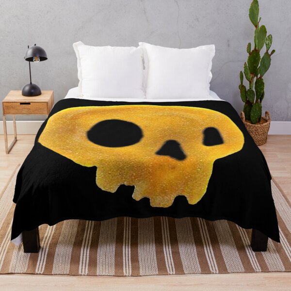 Item preview, skull (kuzma) (gold) designed and sold by RobotPizzaGuy.