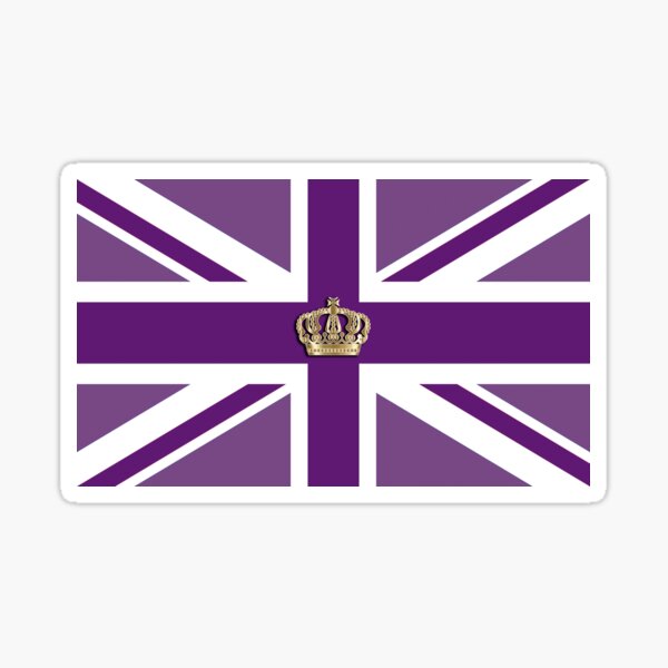 purple union jack flag