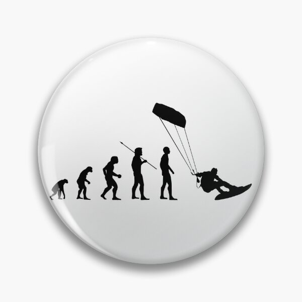 Item preview, Funny Kitesurfing Evolution Kitesurfer Meme Bv designed and sold by KleverOlivier.