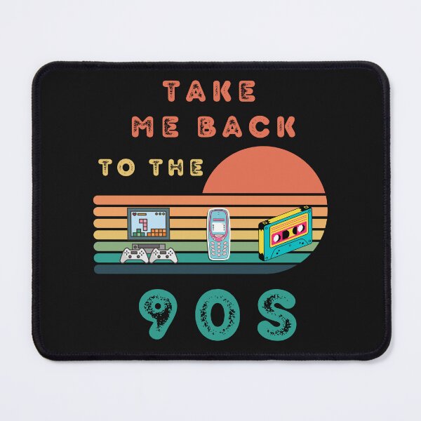 Item preview, Take me back to the 90s Old phone, cassette tape,console Retro Sunset designed and sold by FreeMind-Design.