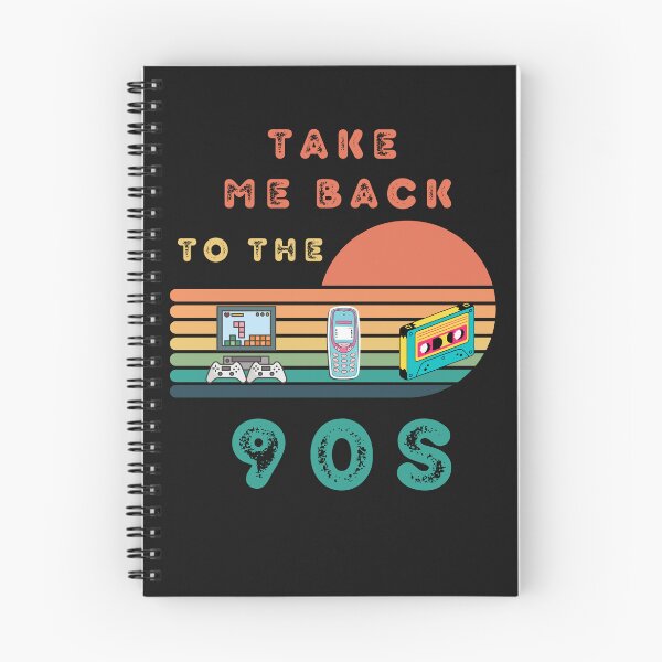 Item preview, Take me back to the 90s Old phone, cassette tape,console Retro Sunset designed and sold by FreeMind-Design.
