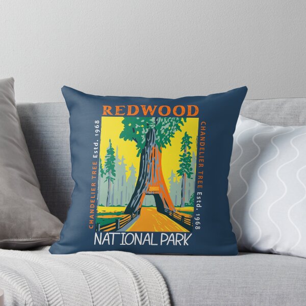 Item preview, Redwood National Park Chandelier Tree Distressed designed and sold by KrisSidDesigns.