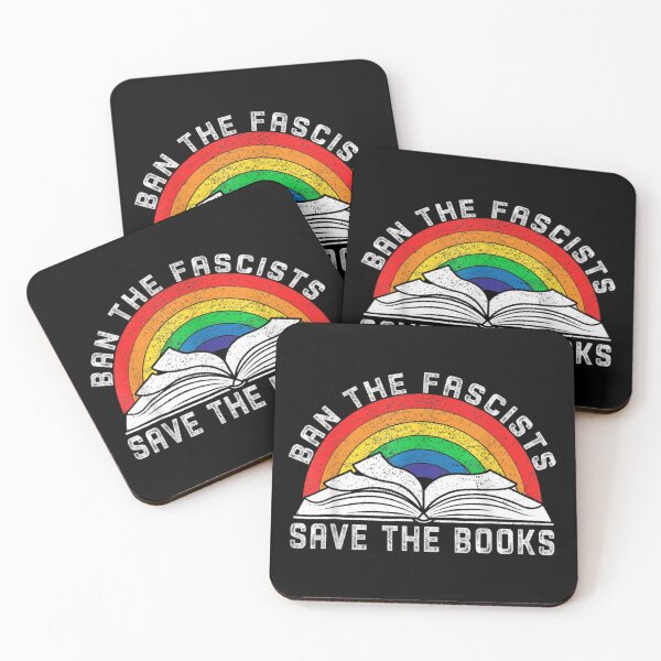 Item preview, Ban The Fascists Save The Books Funny Book Lovers designed and sold by FROUZA Design.